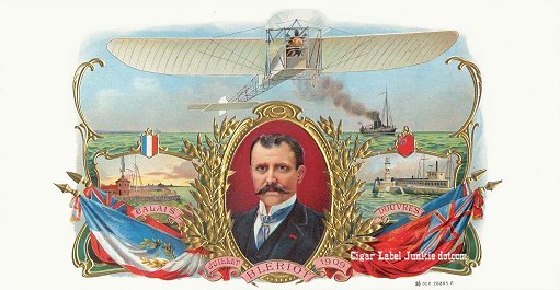 Bleriot- cigar box label