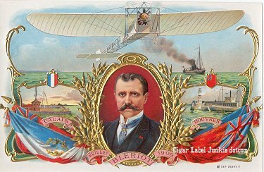 Bleriot inner cigar label