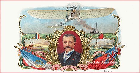 Bleriot inner cigar box label