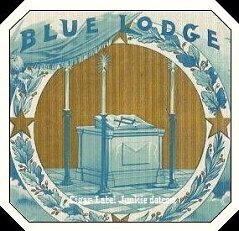 Blue Lodge- cigar box label