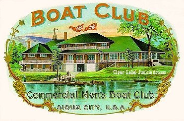 Boat Club- cigar box label