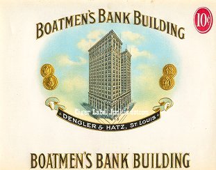Boatmans Bank inner cigar label