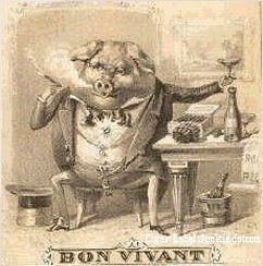 Bon Vivant- cigar label