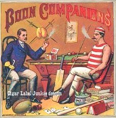 Boon Companion- cigar box label