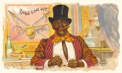 Boss Gone Out cigar label