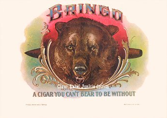 Bringo- cigar box label