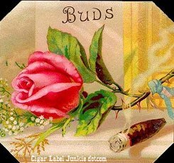 Buds cigar label