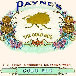 Gold Bug- cigar box label