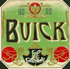 Buick cigar box label