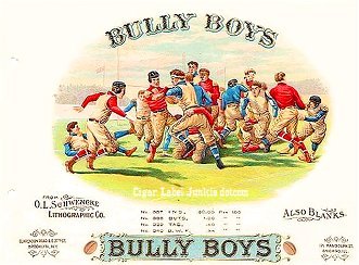 Bully Boys cigar box label