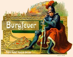 Burgfever-cigar box label