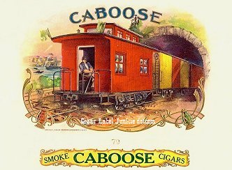 Caboose cigar box label