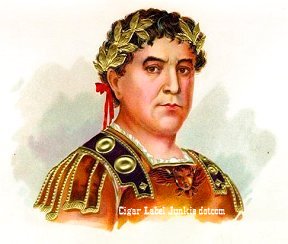 Caesar-cigar box label