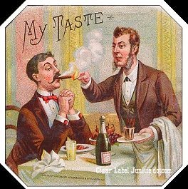 My Taste- cigar box label