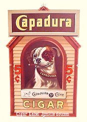 Capadura- cigar box label