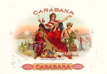 Carabana cigar box label