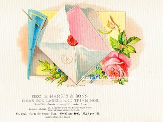 Carta De Amor cigar box label