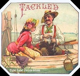 Tackled outer- cigar box label