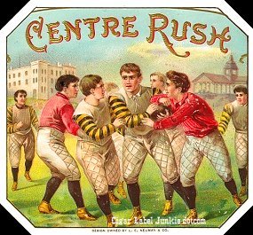 Centre Rush- cigar box label