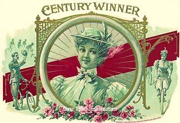 Century Winner cigar box label