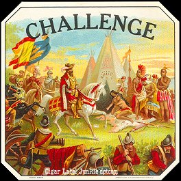 Challenge-outer cigar label