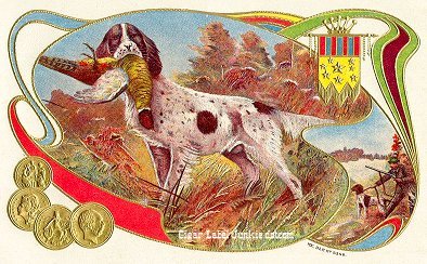 UT Hunt Dog- cigar box label
