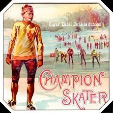 Champion Skater cigar box label