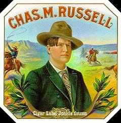 Chas Russell out cigar box label
