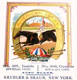 Am Derby- cigar box label