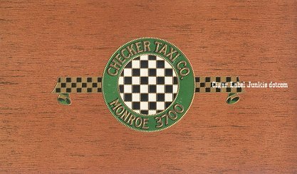 Checker Taxi cigar box label