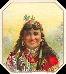 Cherokee outer cigar label