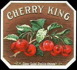 Cherry King cigar box label