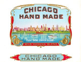 Chicago HM inner cigar label