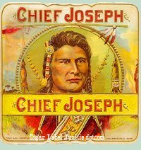 chief jo outer cigar label