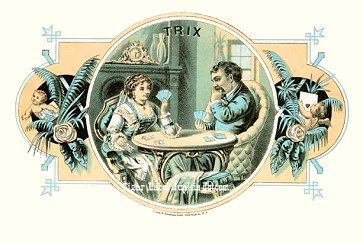 Trix- cigar box label