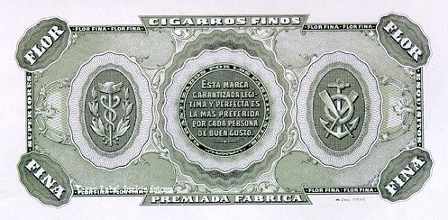 Cigarros Finos 2 cigar box label