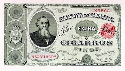 Cigarros Finos cigar box label