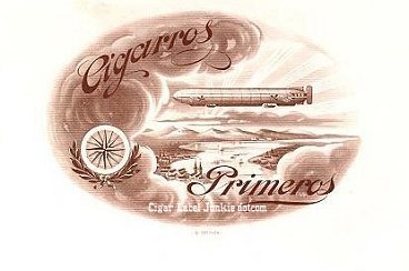 Cigarros_air cigar box label