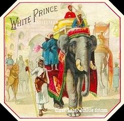 White Prince- cigar box label