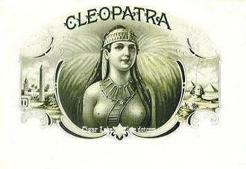 Cleopatra- cigar box label