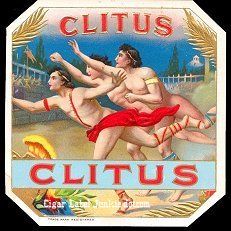 Clitus cigar label