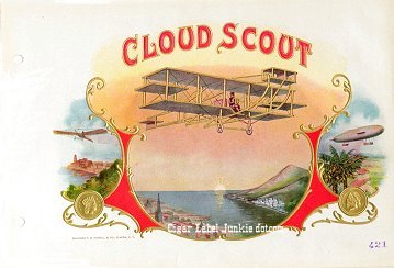 Cloud Scout cigar box label