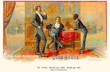 Club House-cigar box label