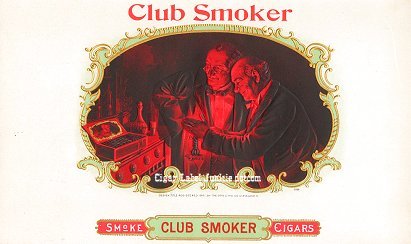 Club Smoker inner cigar label