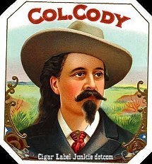 Col Cody cigar box label