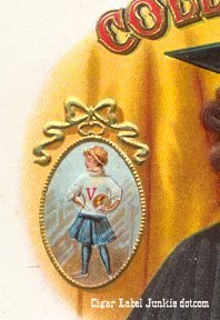 College Maid- cigar box label