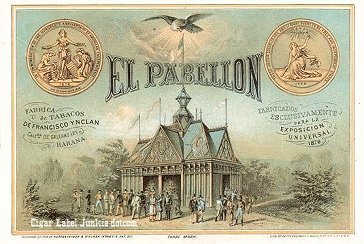 Pabellon- cigar box label