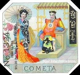 Cometa- cigar box label