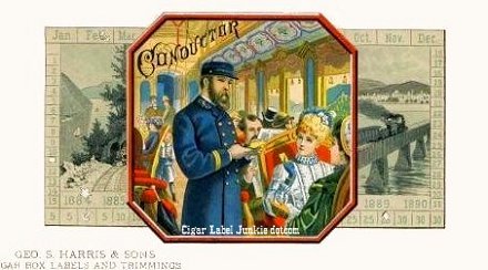 Conductor cigar box label