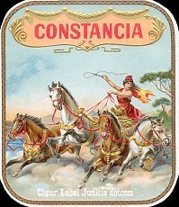Constancia cigar label